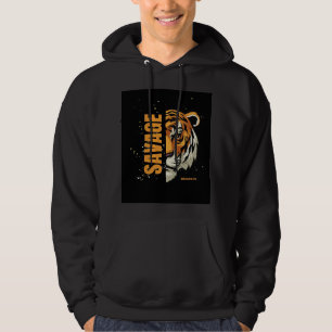 "Black Hoodie Tiger Logo"