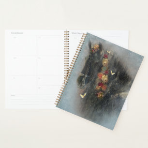 Black Horse Friesian Horse - Calendar, Planner