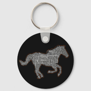 black horse key ring