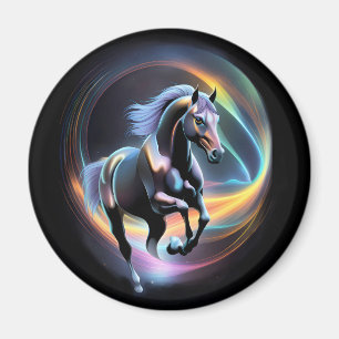 Black  Horse Magnet