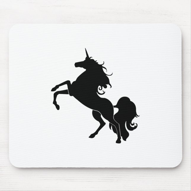 Black Horse Mouse Pad (Front)