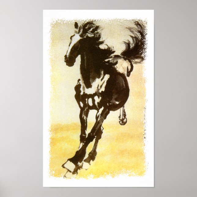 Black Horse Poster (Front)