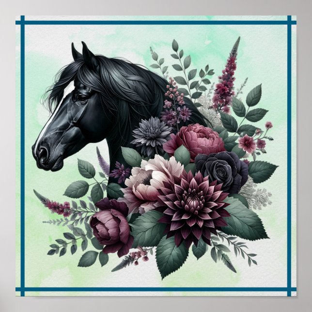 Black Horse Poster (Front)