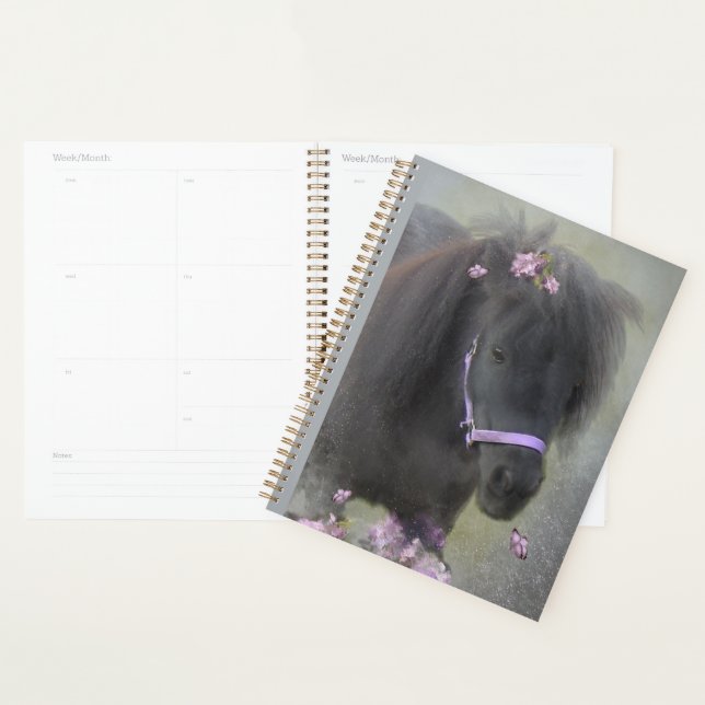 Black Horse Shetland Pony - Calendar, Planner (Display)