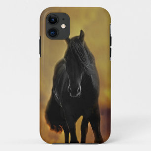 Black Horse Silhouette iPhone 11 Case