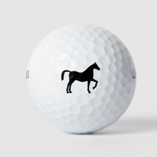 Black Horse Silhouette Golf Balls