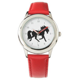 Black Horse Silhouette Watch