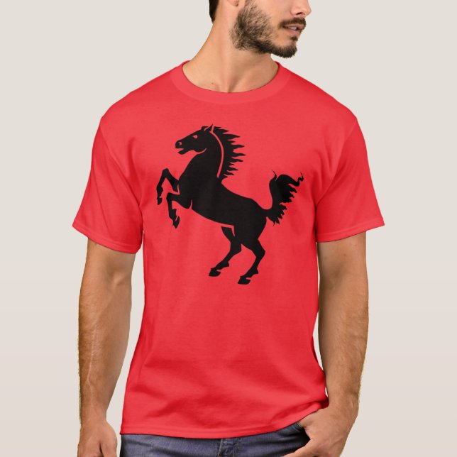 Black Horse T-Shirt (Front)