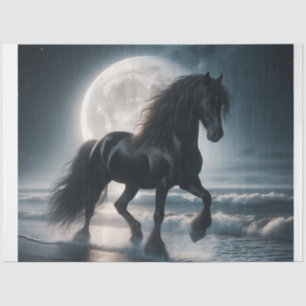 Black Horse Tissue Paper