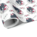 Black Horse Wedding Wrapping Paper<br><div class="desc">Black Horse Wedding Wrapping Paper. Paper Colour is White. Available in multiple colours,  sizes and two finishes. www.hotpocketgraphics.com</div>