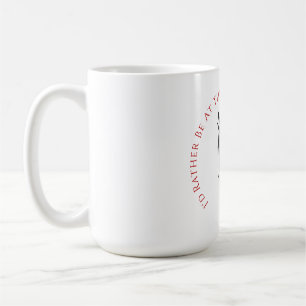 Black Horse with Red Glove and Derby Day Coffee Mug