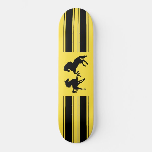 Black Horses + Skateboard (Front)