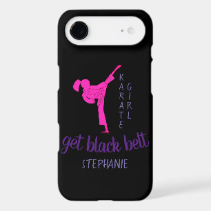 Black Hot Pink Girly Trendy Martial Art Karate