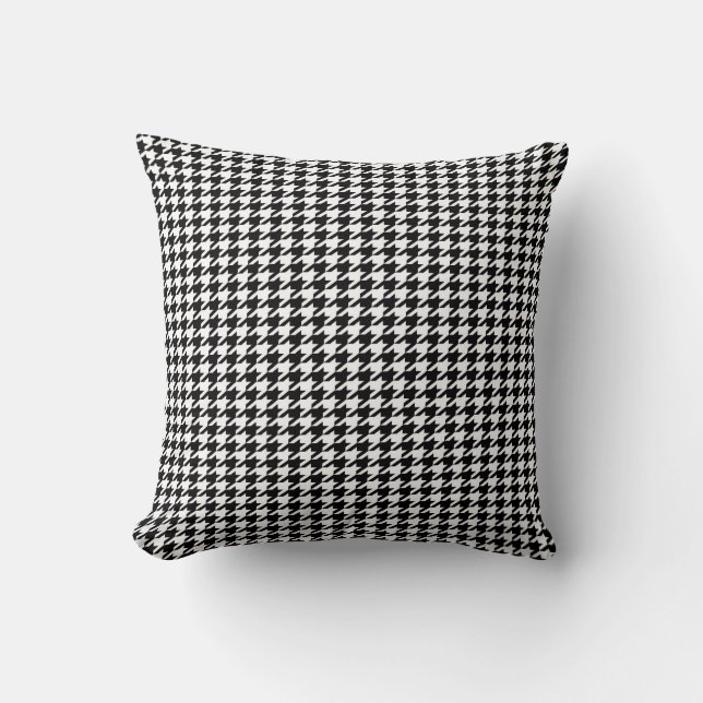 Black Houndstooth Cushion (Front)