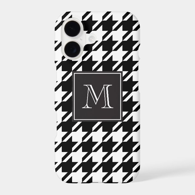 Black Houndstooth Monogram (Back)