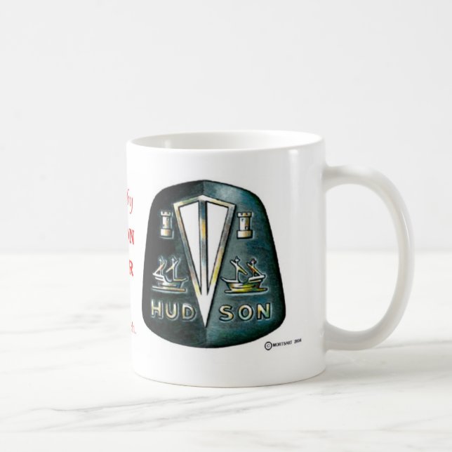 Black Hudson Emblem Mug (Right)