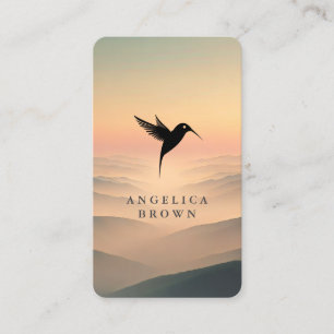 Black Humming Bird Business Card