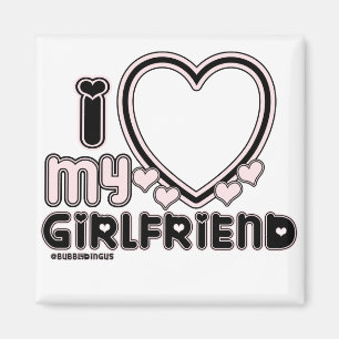 black i luv 1 magnet