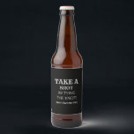 Black I’m Tying The Knot Wedding Bachelor Party Beer Bottle Label<br><div class="desc">Black I’m Tying The Knot Wedding Bachelor Party Beer  Bottle Labels</div>