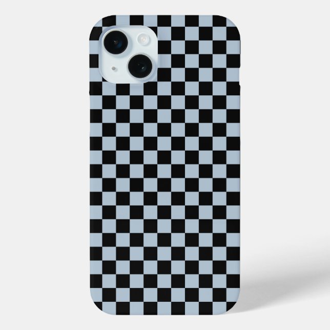 Black ice checkered pattern Case-Mate iPhone case (Back)