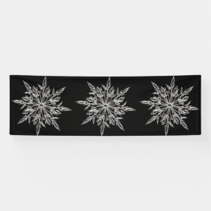 Black Ice Crystal Banner
