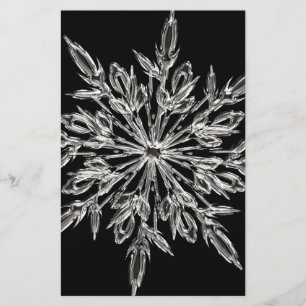 Black Ice Crystal Stationery