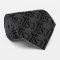 Black IHS Monogram Pattern Tie