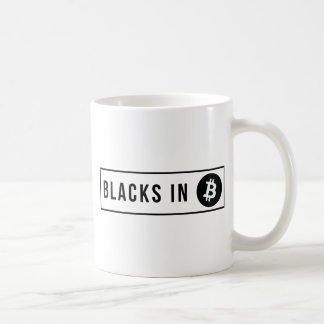 Black in Bitcoin Logo Coffee Mug