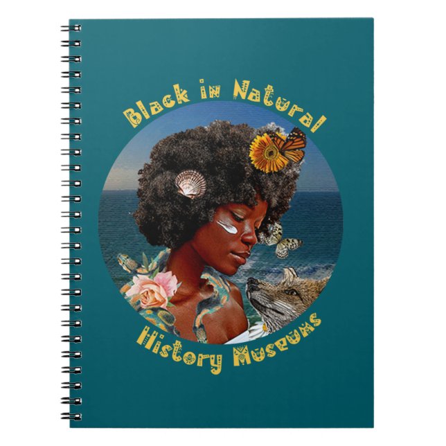 Black in Natural History Museums Spiral Notebook (Front)