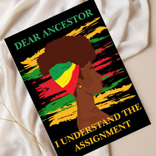 Black Independence Juneteenth  Jigsaw Puzzle