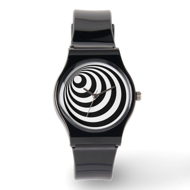 Black Infinity Circles Watch (Front)