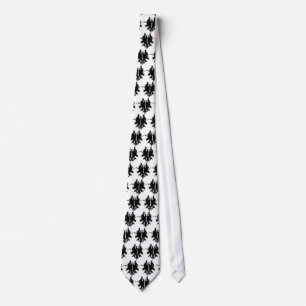 -black ink blot tie- tie