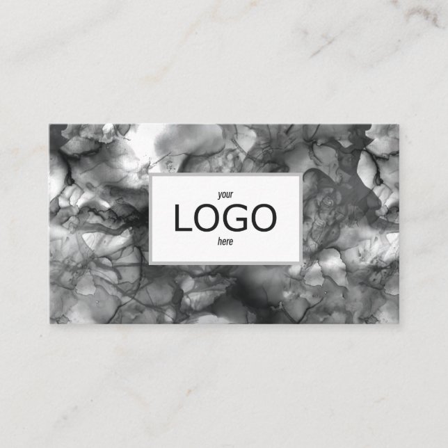 Black ink Business Card (Front)