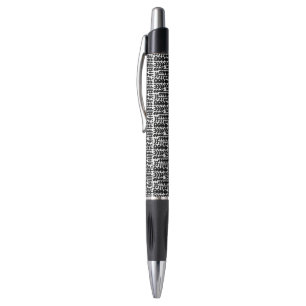 Black Ink Stroke Tree Pattern