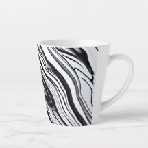 Black Ink Swirls Marble - Timeless Elegance