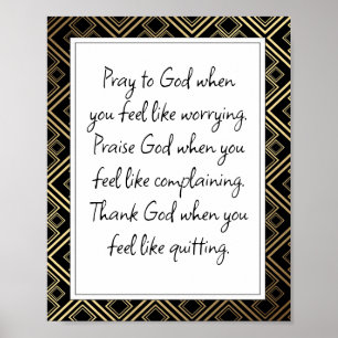 Black Inspirational Life Encouragement Quotes  Pos Poster