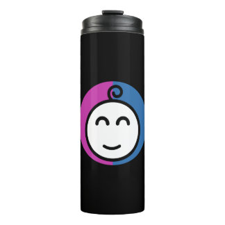 Black insulated bottle