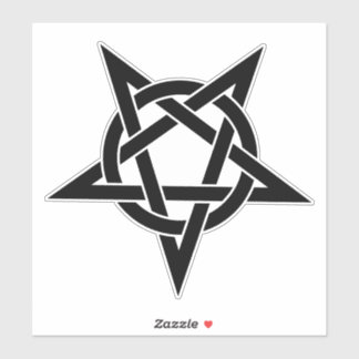 Black Inverted Pentagram