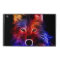 Black iPad Air Case with bright wolf