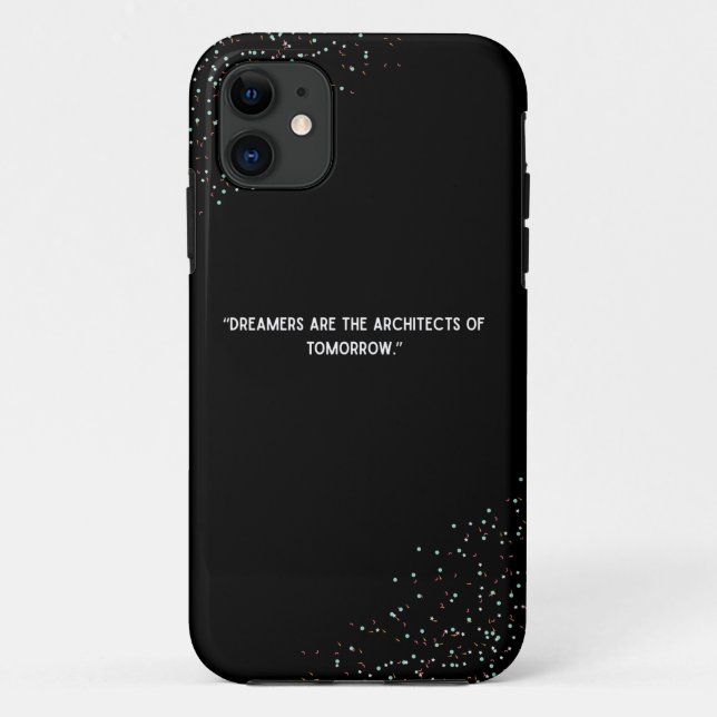 Black iphone 11 phone case (Back)