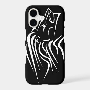 Black iPhone Case with Running Lion - Your Colours