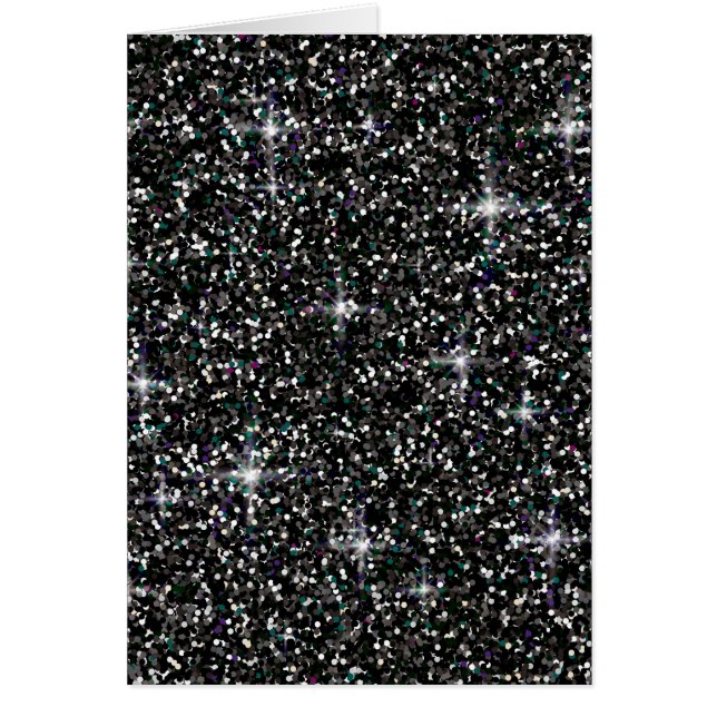 Black iridescent glitter (Front)