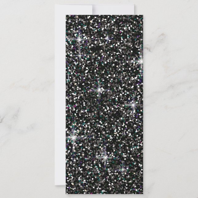 Black iridescent glitter (Front)