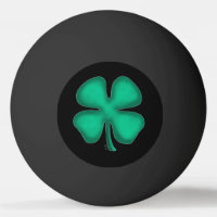 Black Irish black 1-star ping pong ball