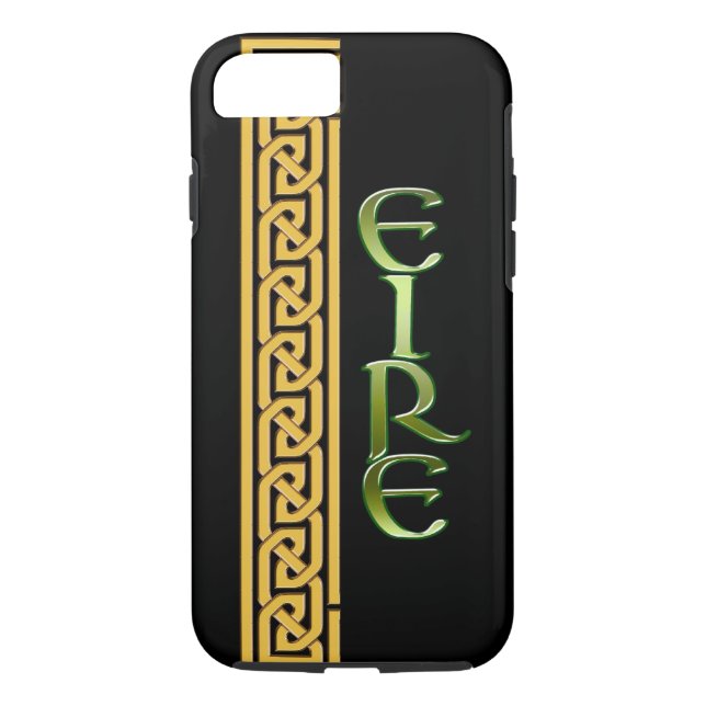 Black Irish Case-Mate iPhone Case (Back)