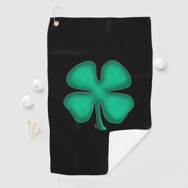 Black Irish golf towel (InSitu)