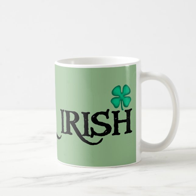 Black Irish green mug (Right)