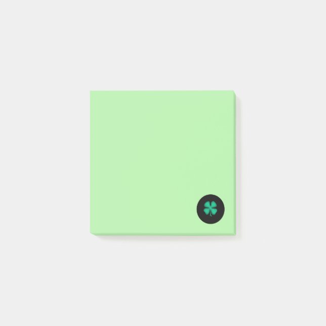 Black Irish green note pads (Front)