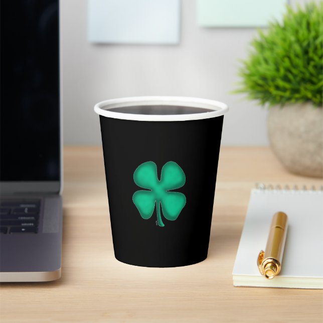 Black Irish paper cups (Insitu)