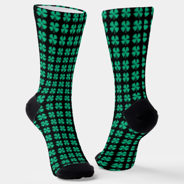 Black Irish premium socks (Angled)
